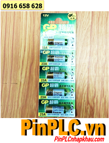 COMBO 1 Vỉ 5viên Pin Remote GP 23AE High Voltage Alkaline 12v chính hãng _Giá chỉ 65.000đ/ Vỉ 5viên